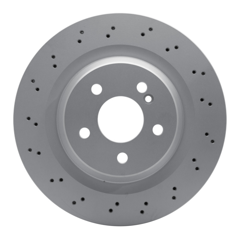 Mercedes-Benz CLS63 AMG Brake Rotor (1) - Rear - R1 Concepts - GEOSPEC Coated Rotor - Drilled - `03-`11 Mercedes-Benz CLS63 AMG Brake Rotor (1) - Rear - R1 Concepts - GEOSPEC Coated Rotor - Drilled - `03-`11